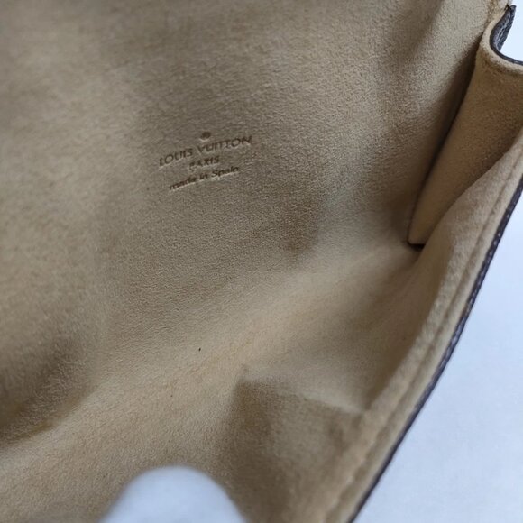 Louis Vuitton LV Shoulder Bag Pochette Twin PM Brown Monogram 490-022225 - Picture 12 of 16